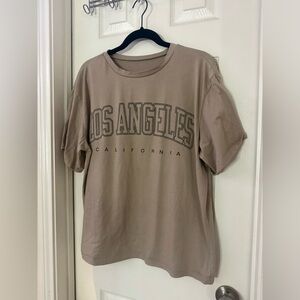 Los Angeles Beige T-Shirt